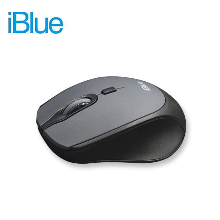 MOUSE IBLUE OPTICAL WIRELESS ERGO USB XMK-326 V2 BLACK/GREY (PN XMK-326-BK)